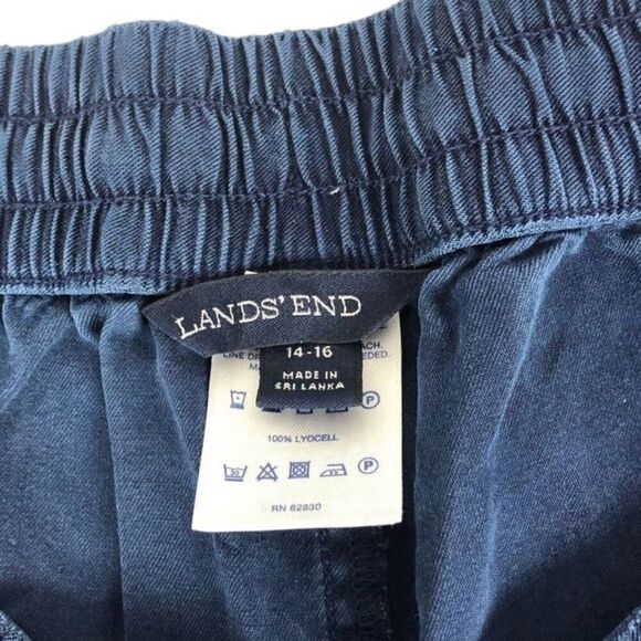 Land's End zip cuff joggers size 14 - Picture 3 of 5